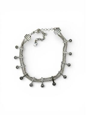 Anthropologie Radiance Chain Choker | Solid Sterling Silver 925 |32 grams